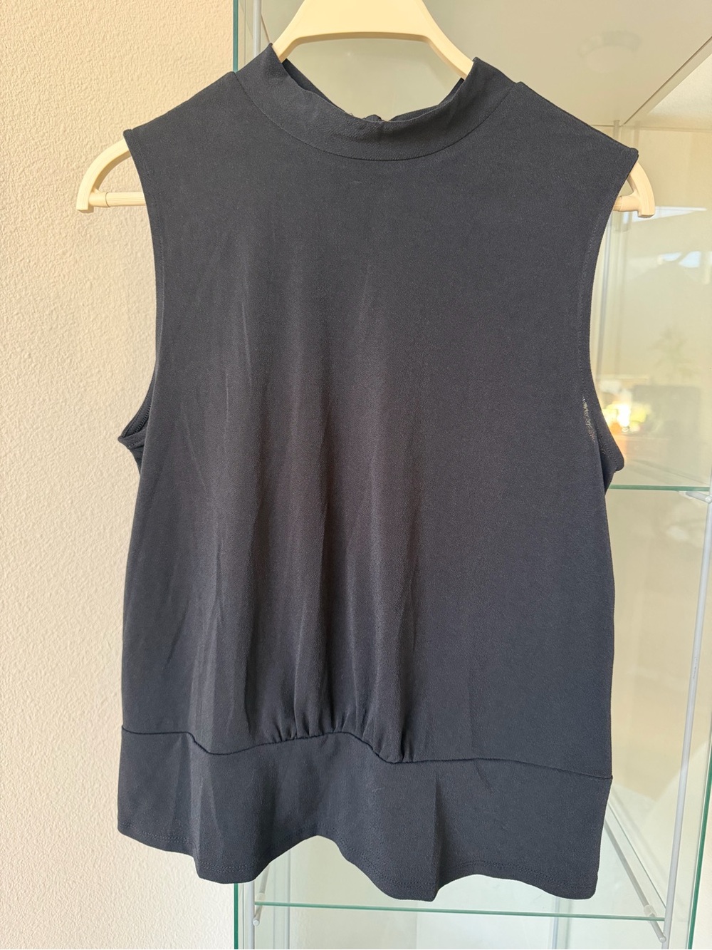 Banana Republic Black Blouse Size Medium NWT